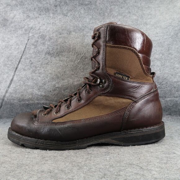 Danner Boots Men 13 Elk Ridge 8" Hunting Outdoor Waterproof Leather Canvas Brown - Picture 4 of 16